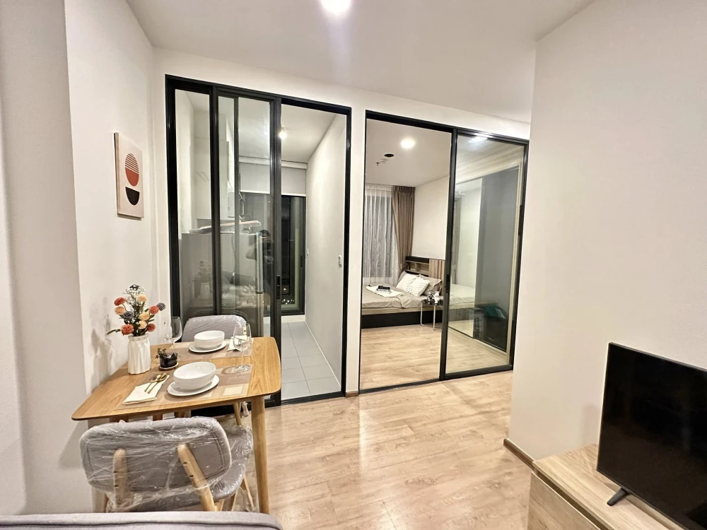 Condo for rent, Chewathai Kaset Nawamin. Separate rooms with clear zones. Affordable price. Reserve now. Don't delay.