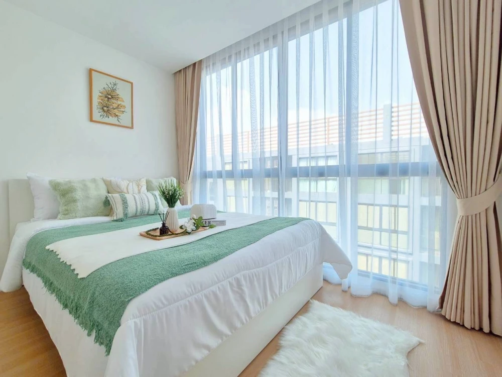 Condo for rent, Sirocco Bangna 36. Ready to move in, fully furnished. Just bring your belongings and you can move right in. Don't miss out!