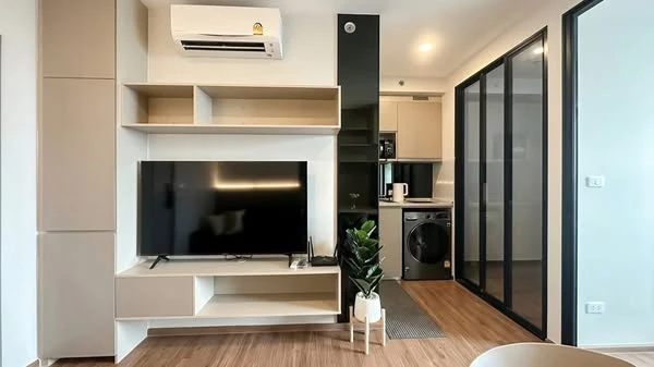 Condo for rent: The Origin Ram 209 Interchange, 1 Bedroom Plus, 14th floor, fully furnished with electrical appliances, hurry and book now.