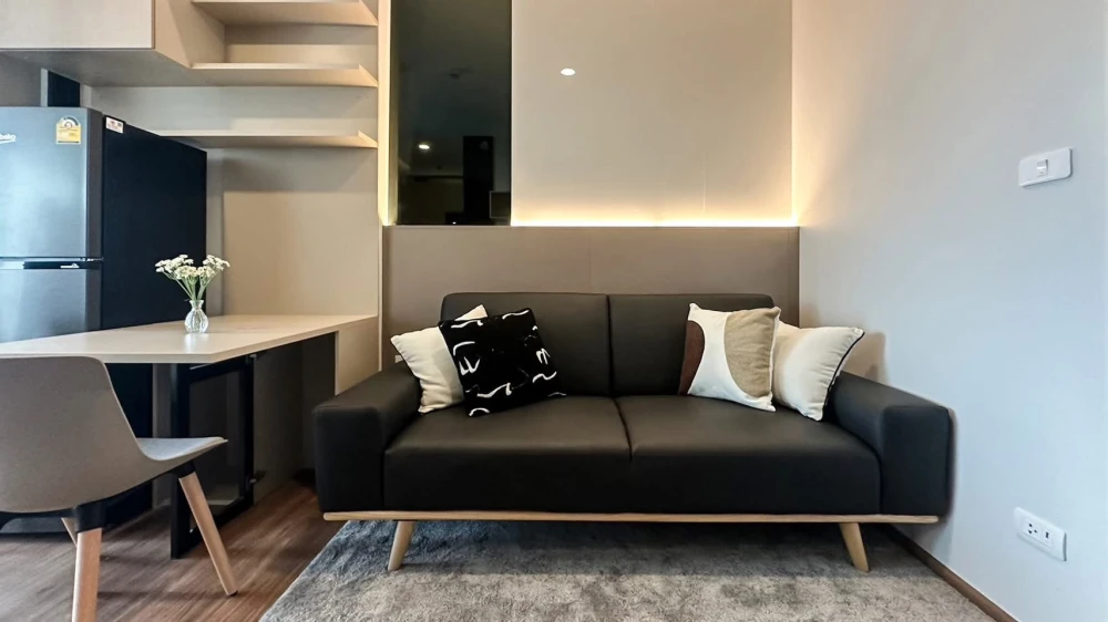 Condo for rent: The Origin Ram 209 Interchange, 1 Bedroom Plus, 14th floor, fully furnished with electrical appliances, hurry and book now.