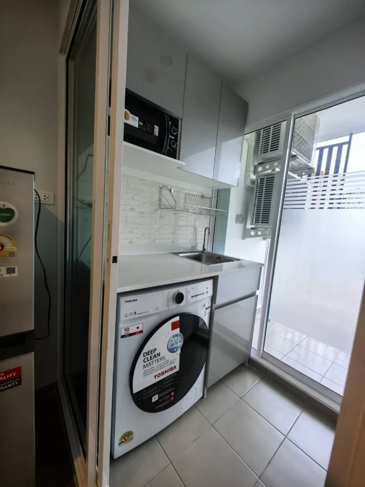 Condo for rent at Regent Home Bangna. Features a well-partitioned layout with perfectly defined zones. Great price—book yours today!