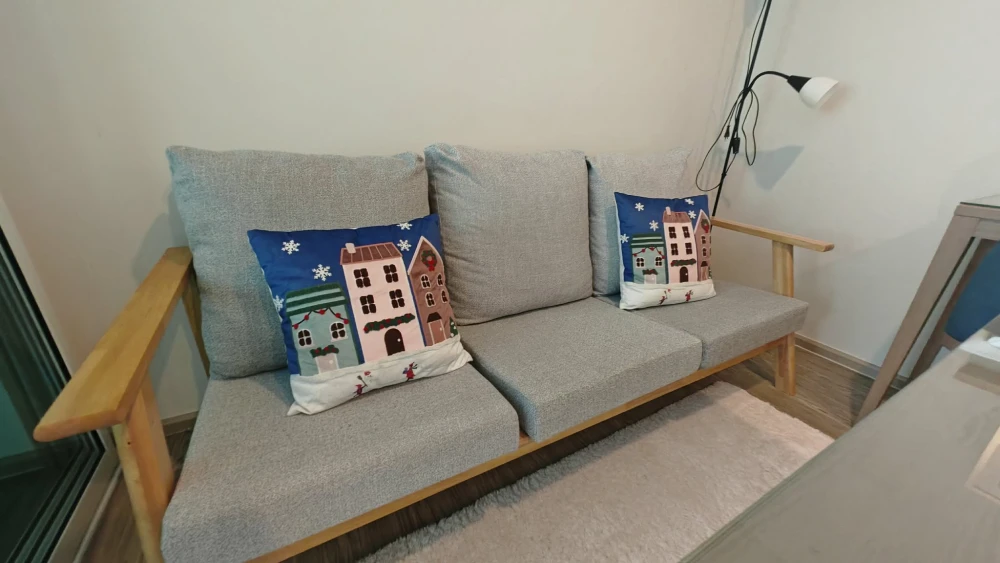 Condo for rent, Regent Home Bangna. Ready to move in, clearly partitioned rooms, complete amenities. Just bring your luggage and move in!