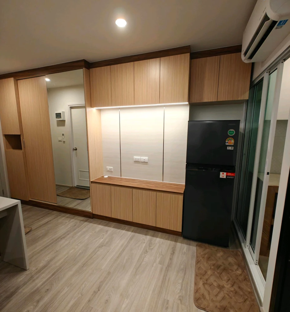 Condo for rent, Regent Home Bangna, 24th floor, unobstructed river view, fully furnished with all appliances. Book today! Don't miss out!