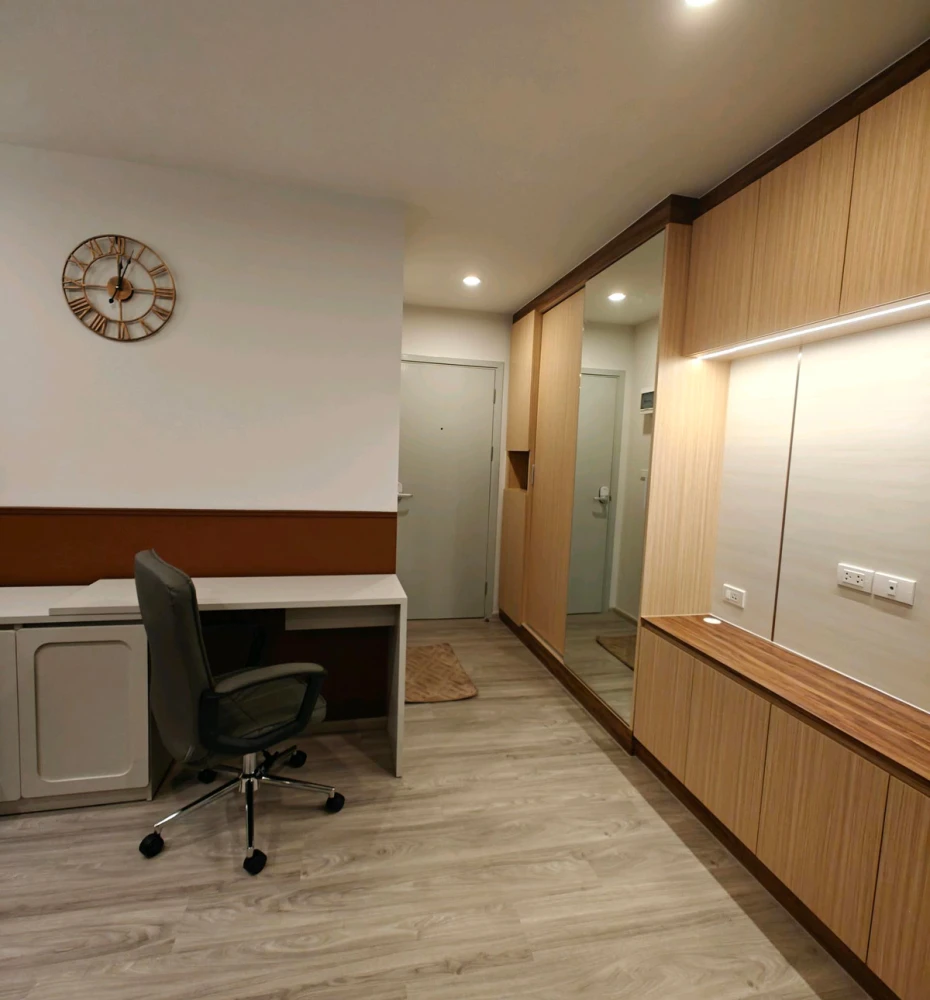 Condo for rent, Regent Home Bangna, 24th floor, unobstructed river view, fully furnished with all appliances. Book today! Don't miss out!