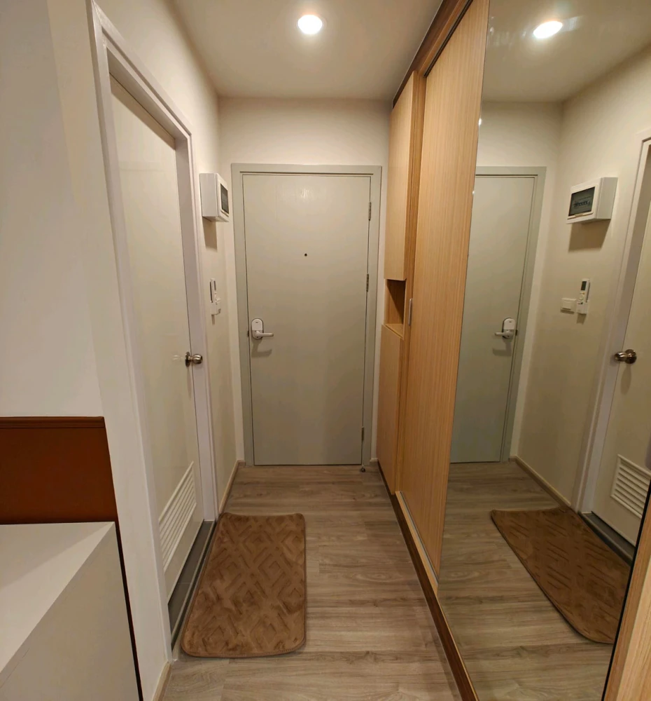 Condo for rent, Regent Home Bangna, 24th floor, unobstructed river view, fully furnished with all appliances. Book today! Don't miss out!