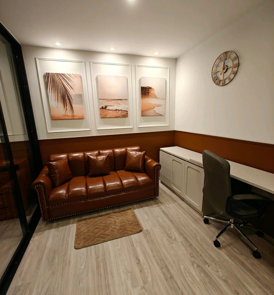 Condo for rent, Regent Home Bangna, 24th floor, unobstructed river view, fully furnished with all appliances. Book today! Don't miss out!