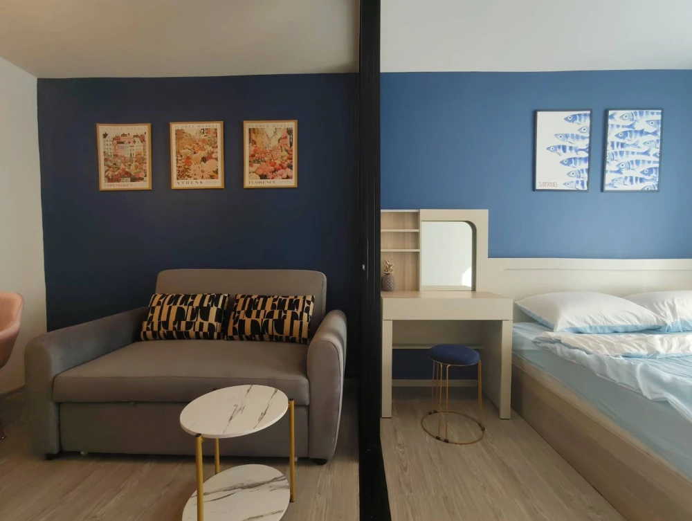Condo for rent, Regent Home Bangna, fully furnished, 12th floor with great view, affordable price, everything you need in one place. Book now, don't m