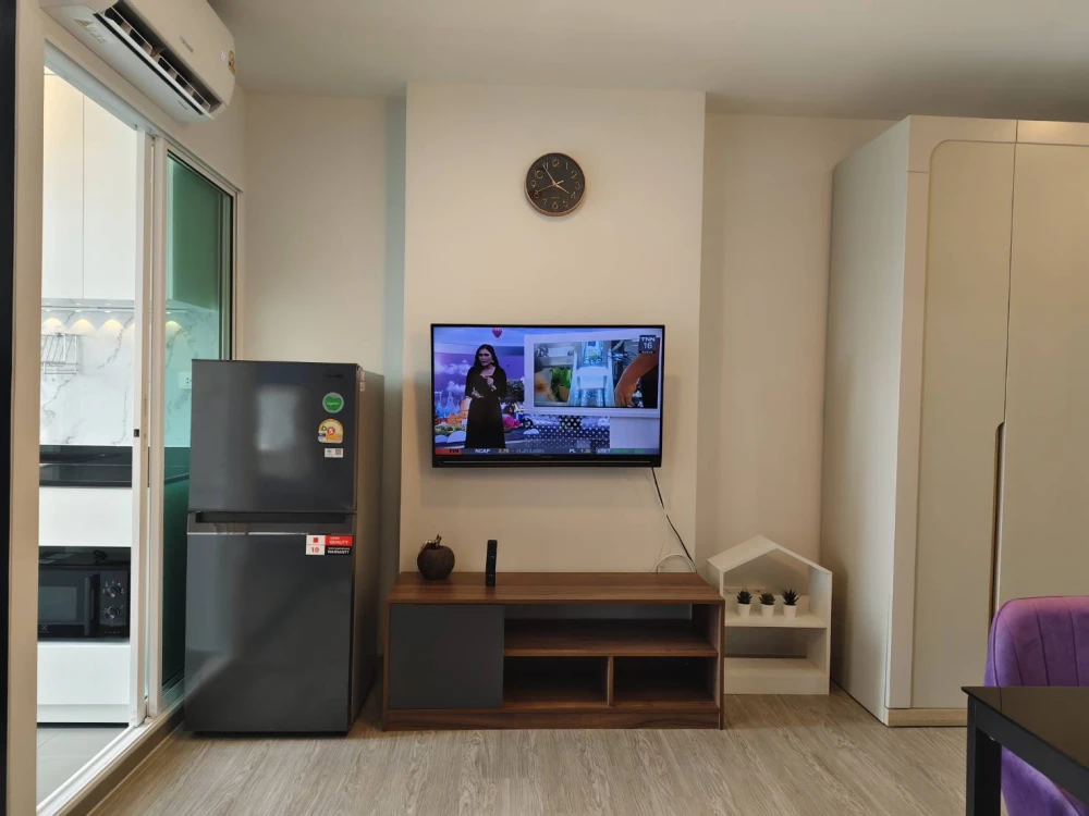 Condo for rent, Regent Home Bangna, fully furnished, 12th floor with great view, affordable price, everything you need in one place. Book now, don't m