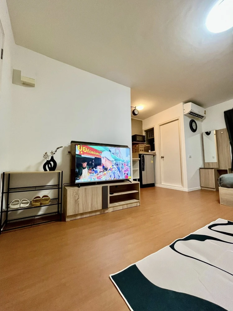 Condo for rent, Lumpini Township Rangsit, Khlong 1, studio room, 2nd floor, not high-rise, comes with a great price, hurry and reserve now!