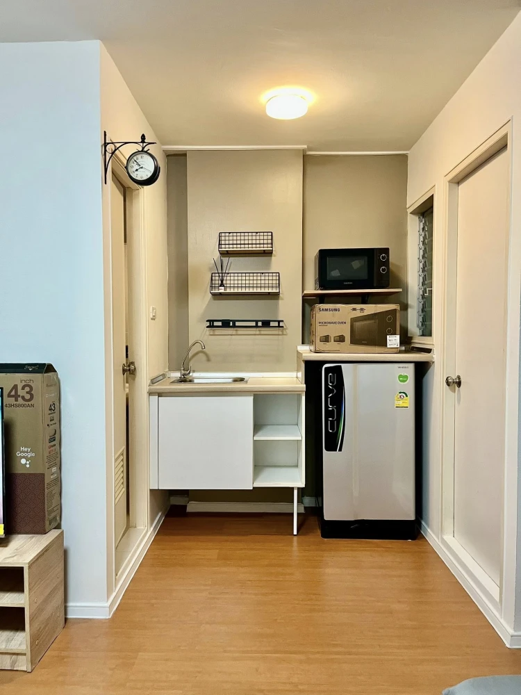 Condo for rent, Lumpini Township Rangsit, Khlong 1, studio room, 2nd floor, not high-rise, comes with a great price, hurry and reserve now!