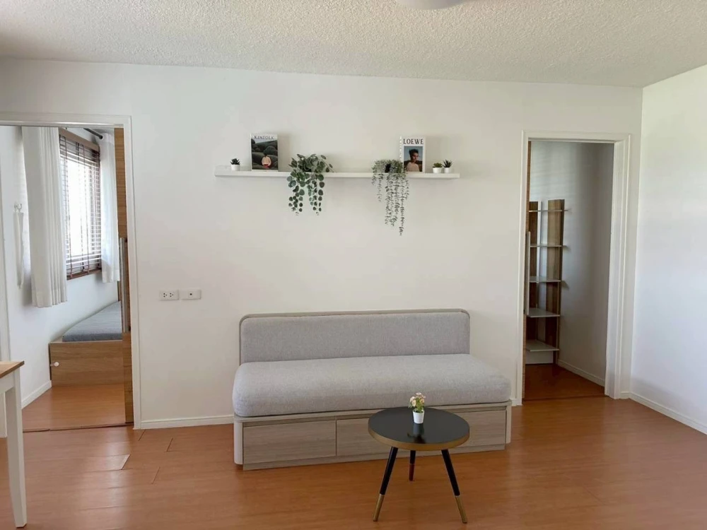 Condo for rent at Lumpini Romklao-Suvarnabhumi. Large, comfortable unit with ample living space. Don't miss out!