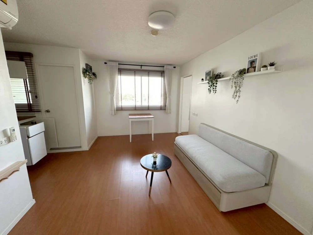 Condo for rent at Lumpini Romklao-Suvarnabhumi. Large, comfortable unit with ample living space. Don't miss out!