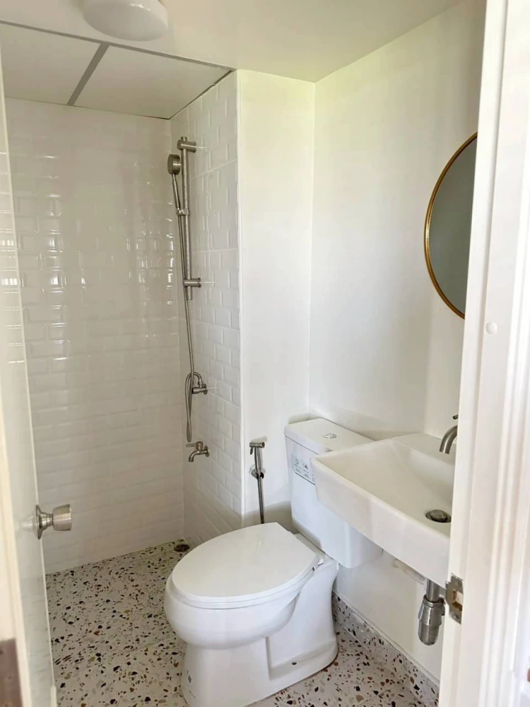 Condo for rent at Lumpini Romklao-Suvarnabhumi. Large, comfortable unit with ample living space. Don't miss out!