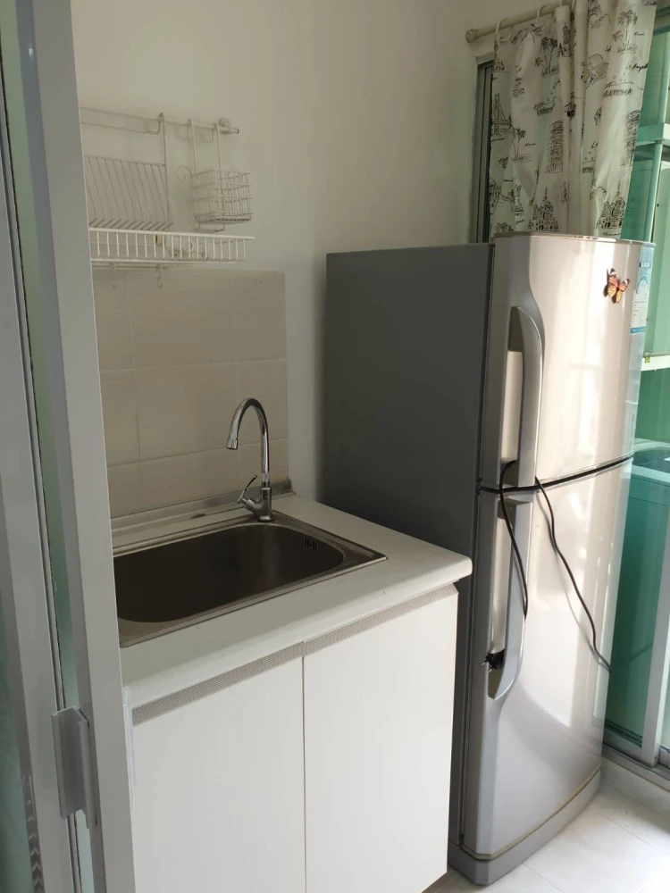 Condo for rent, Lumpini Place Rama 9, 27th floor, high view, room comes with complete facilities, good price, must book