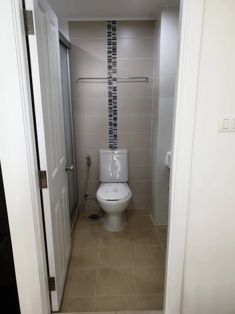 Condo for rent, Lumpini Place Rama 9, 27th floor, high view, room comes with complete facilities, good price, must book