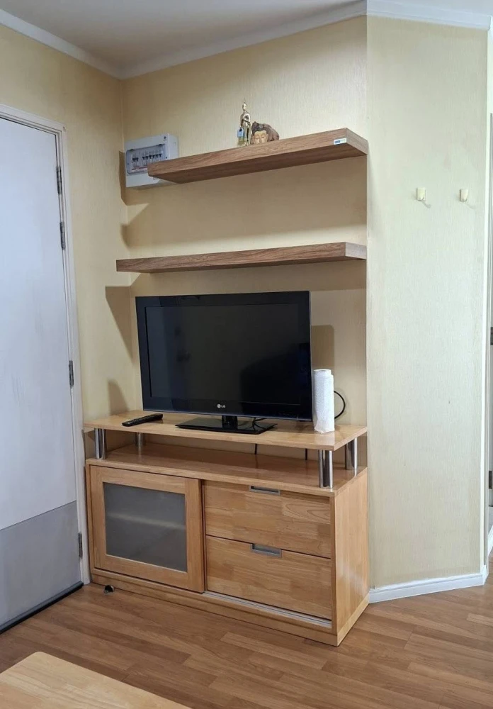 Condo for rent, Lumpini Place Suksawat-Rama 2, a nice room on the 23rd floor with a high view, a well-separated bedroom. Don't miss it!