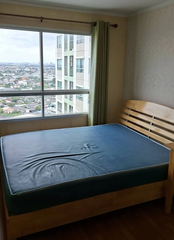 Condo for rent, Lumpini Place Suksawat-Rama 2, a nice room on the 23rd floor with a high view, a well-separated bedroom. Don't miss it!