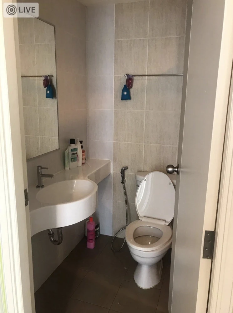 Condo for rent at Lumpini Mega City Bangna. The unit is partitioned into separate zones, offering great value. You definitely don't want to miss this!