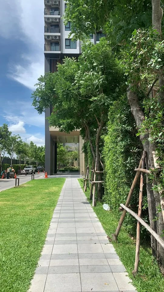 Condo for rent, good condition, beautiful view, fully furnished, Kensington Sukhumvit-Theparak, ready to move in