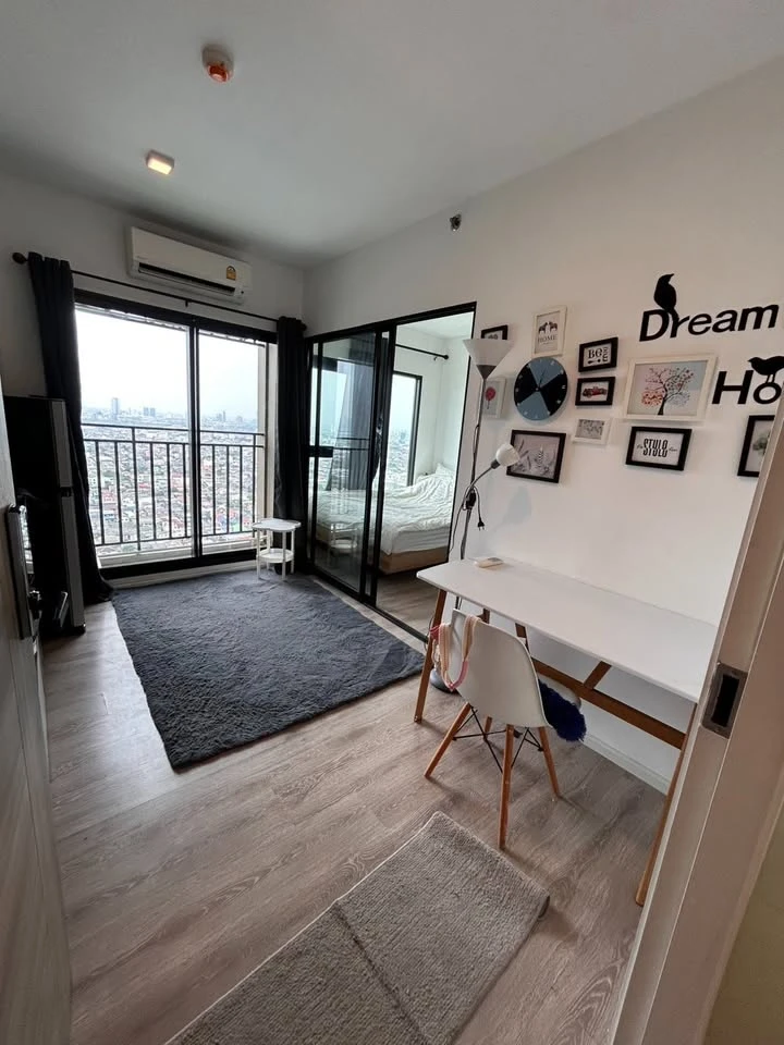 Condo for rent, good condition, beautiful view, fully furnished, Kensington Sukhumvit-Theparak, ready to move in