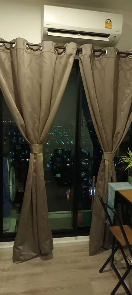 Condo for rent, good condition, beautiful view, fully furnished, Kensington Sukhumvit-Theparak, ready to move in