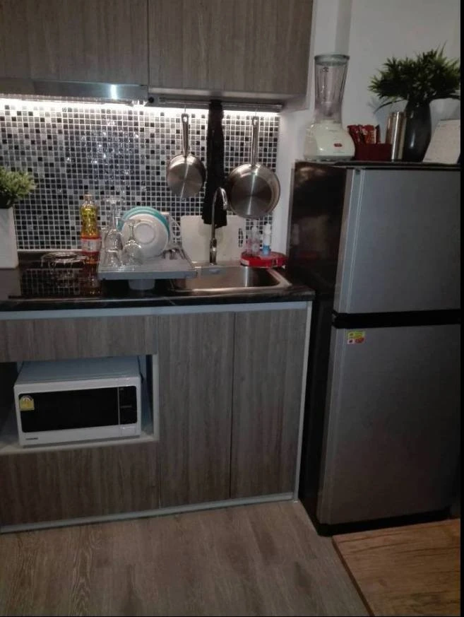 Condo for rent, good condition, beautiful view, fully furnished, Kensington Sukhumvit-Theparak, ready to move in