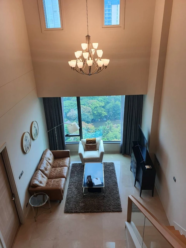 Condo for rent, Sindhorn Residence, 2 bedrooms, 2 bathrooms, beautiful view, good value