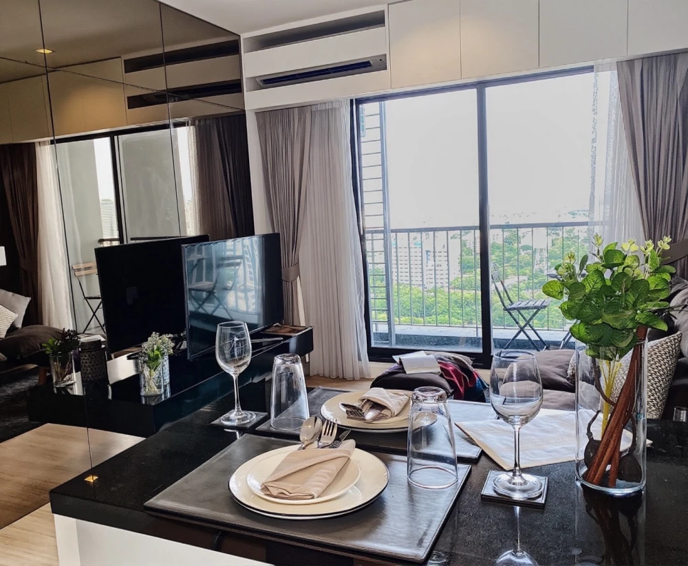 Condo for rent, The Seed Mingle, Sathorn-Suanplu, 28th floor, beautiful decoration, ready to move in.