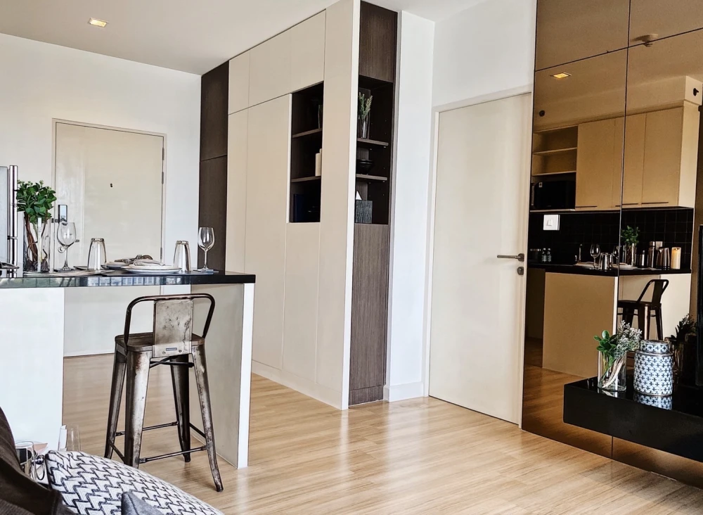 Condo for rent, The Seed Mingle, Sathorn-Suanplu, 28th floor, beautiful decoration, ready to move in.