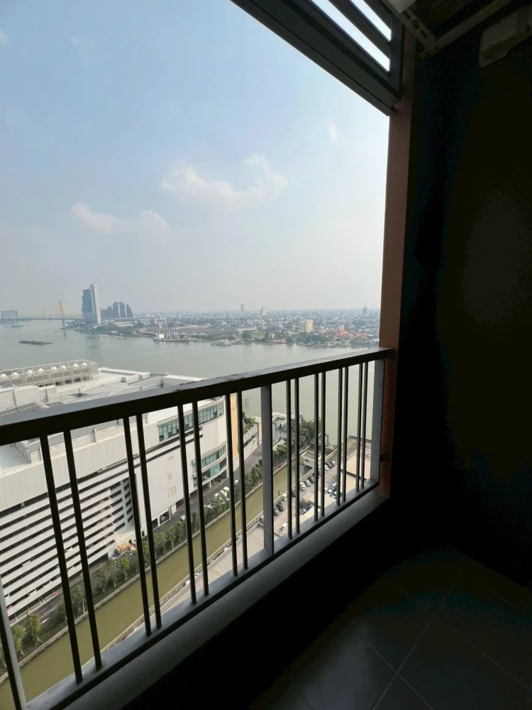 Condo for rent at The Key Rama 3. This unit boasts the most stunning Chao Phraya River view in the project, with unobstructed river views from every a