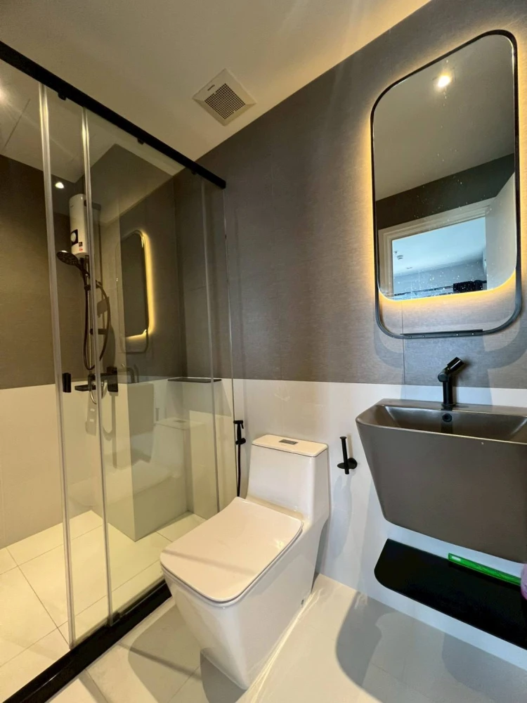 Condo for rent at The Key Rama 3. This unit boasts the most stunning Chao Phraya River view in the project, with unobstructed river views from every a