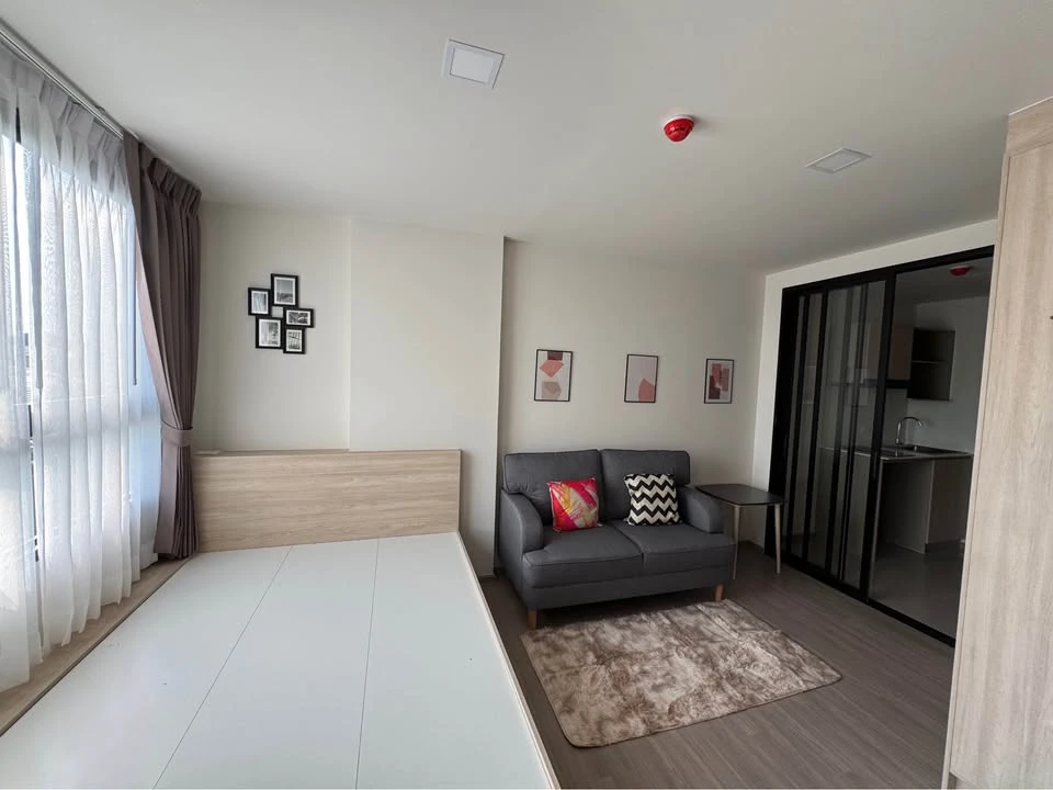 Condo for rent, The Move Sukhumvit 107, ready to move in, fully furnished, just bring your belongings and move in. Don't miss out!