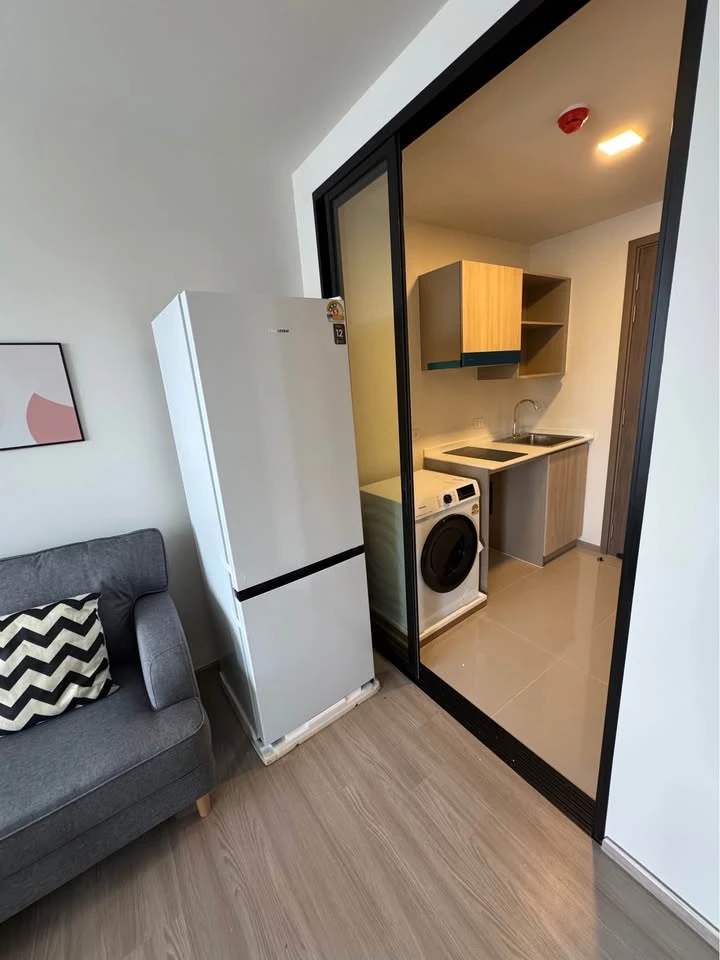 Condo for rent, The Move Sukhumvit 107, ready to move in, fully furnished, just bring your belongings and move in. Don't miss out!