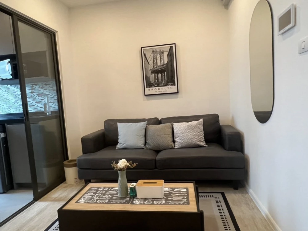 Condo for rent, The Clef Riverline Chao Phraya-Wong Sawang. Ready to move in, fully furnished. Book now!