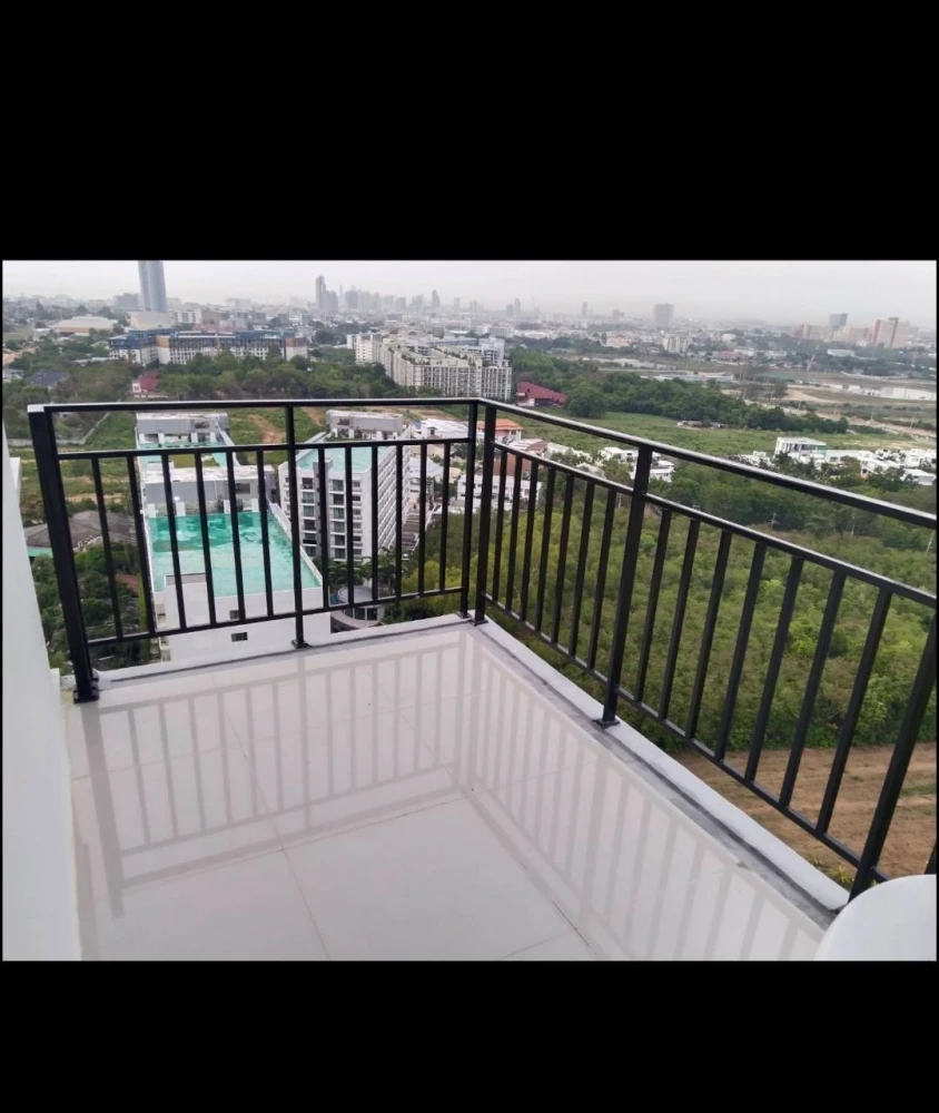 Condo for rent, The Grand Jomtien Pattaya, spacious room, comfortable, spacious, high floor, beautiful view, book now before you miss out+