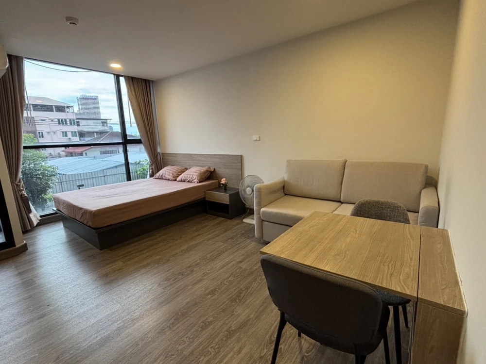 Condo for rent: Flexi Sathorn-Charoen Nakhon, studio room, 3rd floor, not high, comes with complete facilities, book now