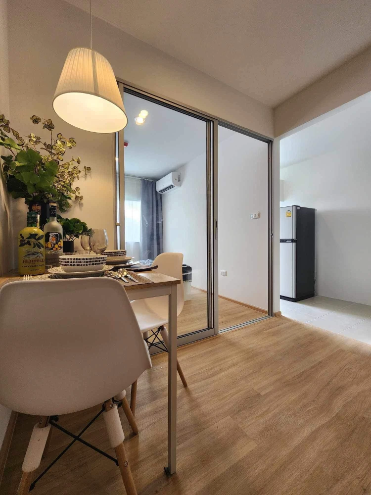 Condo for rent, Sena Kit Chalongkrung-Lat Krabang, ready to move in, complete with built-in furniture, hurry and reserve.