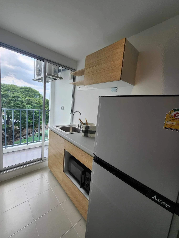 Condo for rent, Sena Kit Chalongkrung-Lat Krabang, ready to move in, complete with built-in furniture, hurry and reserve.