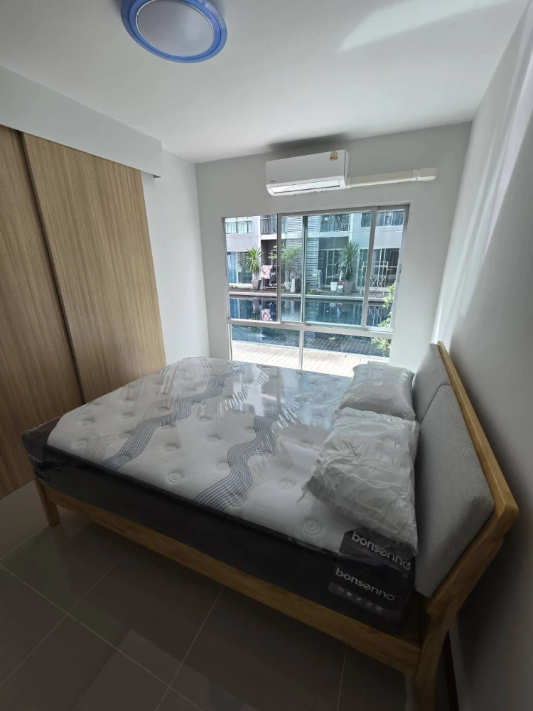Condo for rent, A Space Play Ratchada - Sutthisan. Ready to move in, fully furnished with appliances. Just bring your personal belongings.
