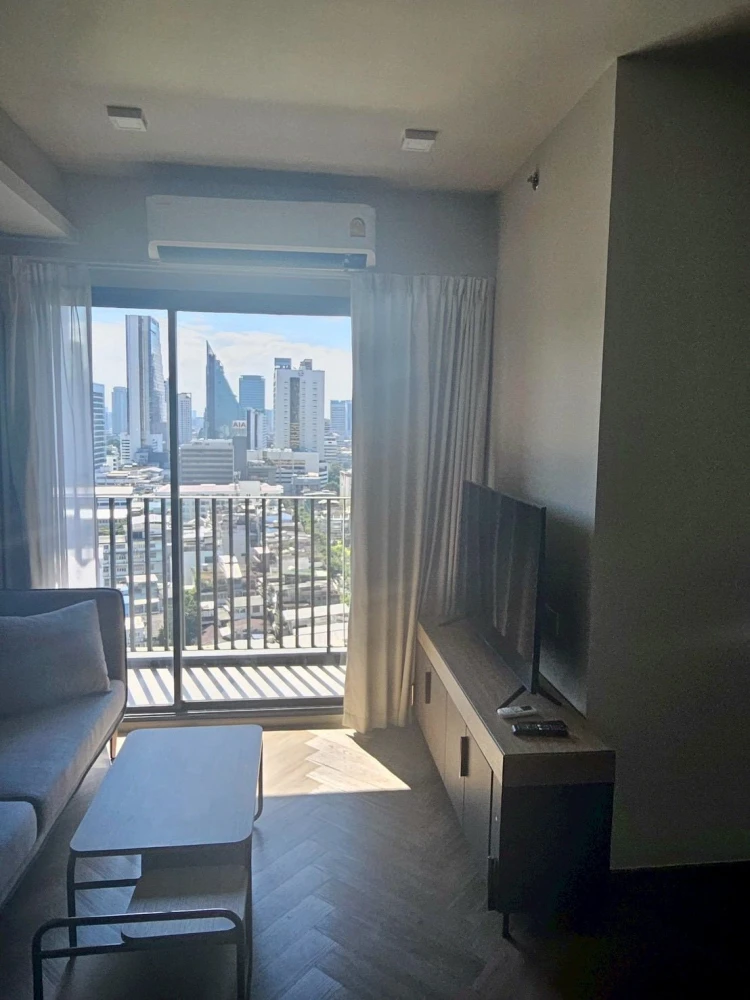Condo for rent, Chapter Chula-Samyan, spacious room, plenty of usable space, 18th floor, high view, complete here, you must reserve.