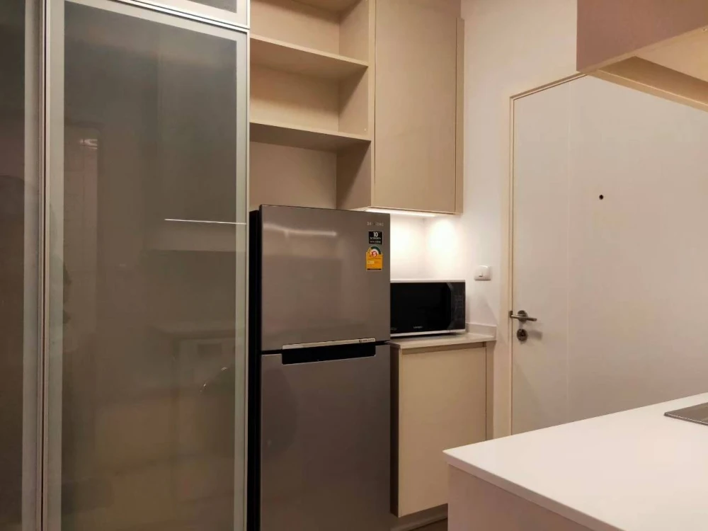 For Rent: Chapter One Eco Ratchada-Huai Khwang – Studio, 19th Floor (Tower D), 23 sq.m., Fully Furnished with Washing Machine