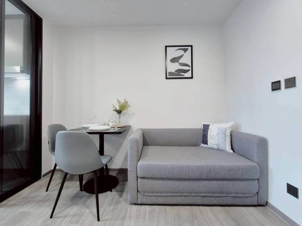 Condo for rent at Atmoz Palacio Ladprao-Wanghin. Fully furnished and ready to move in, with complete facilities. Great value—book now before it's gone