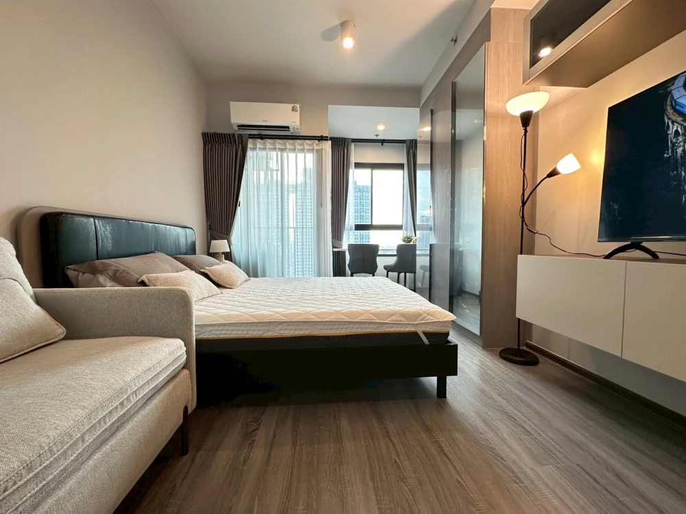 Condo for rent: Ideo Ramkhamhaeng-Lamsalee Station, studio room, 15th floor, high view, great price, you definitely can't miss it.