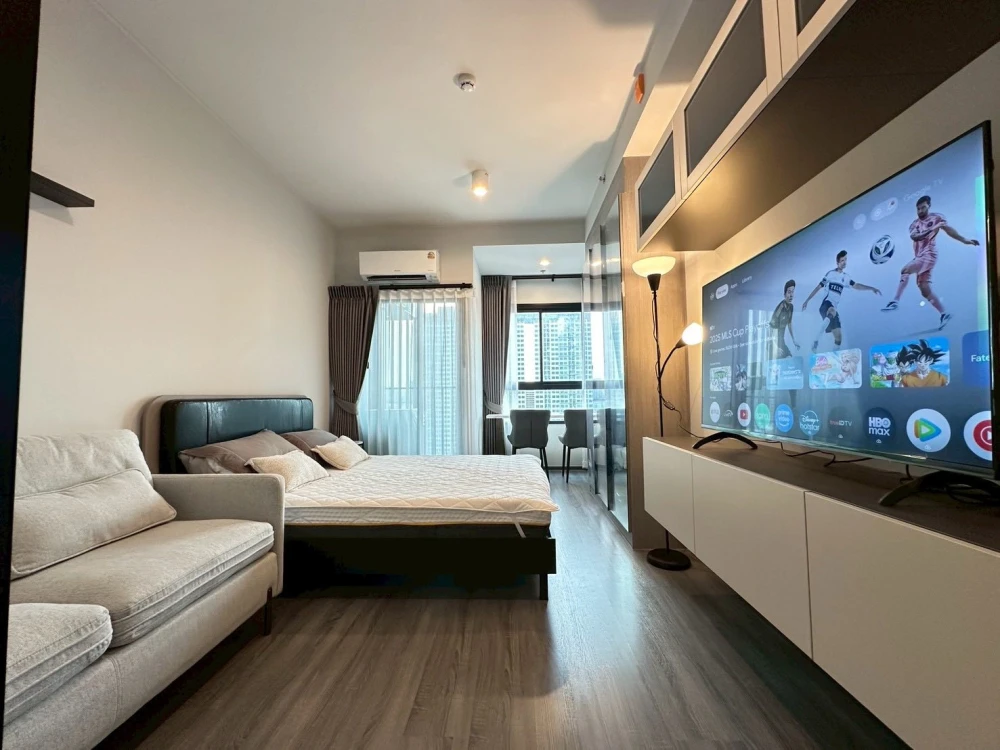 Condo for rent: Ideo Ramkhamhaeng-Lamsalee Station, studio room, 15th floor, high view, great price, you definitely can't miss it.