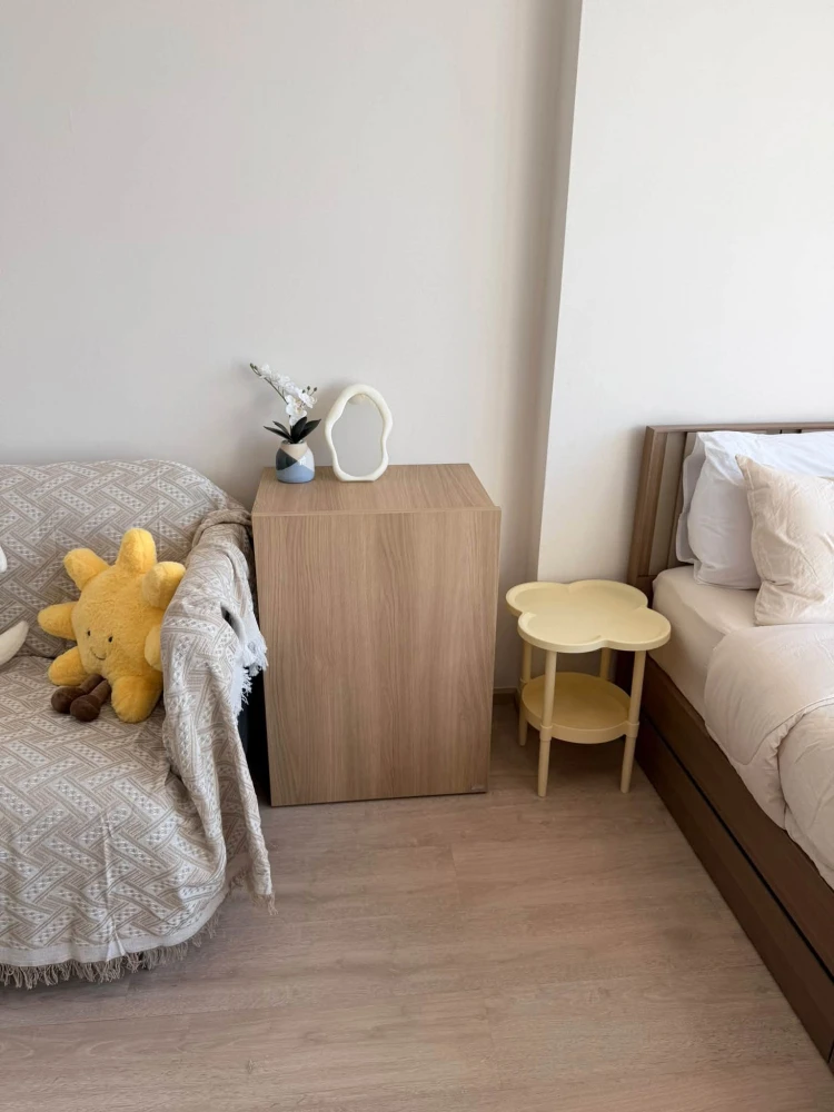Condo for rent at Ideo Sathorn-Tha Phra: a compact unit with fully optimized functionality. Features Japanese-style decor with a warm, soothing color