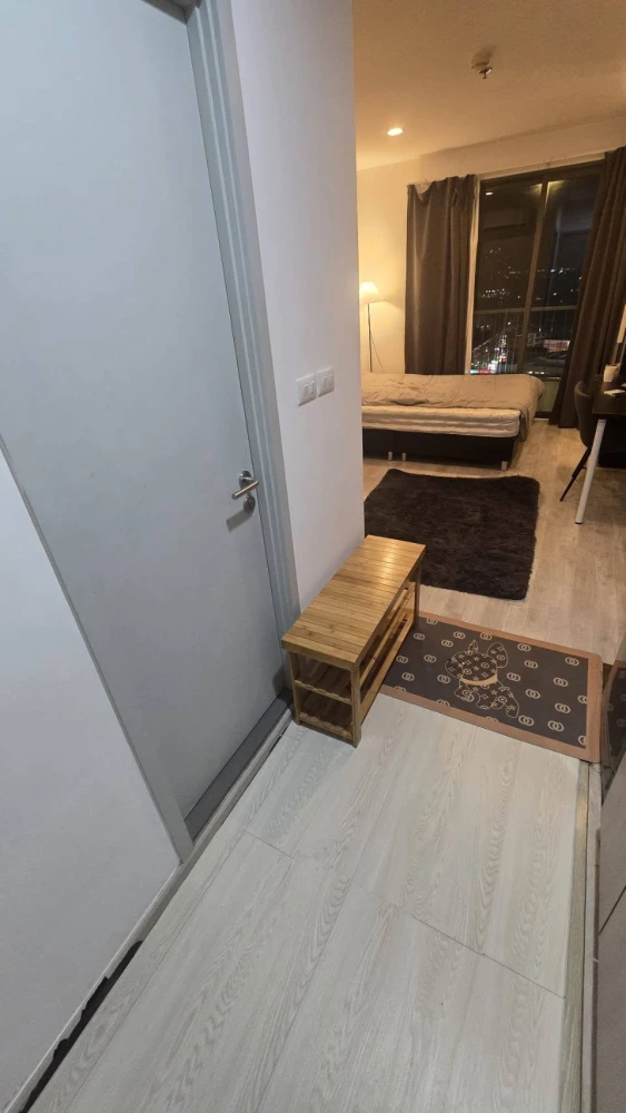 Condo for rent, Ideo Mobi Charan - Interchange, studio room, 16th floor, high view, complete here, come and reserve now.