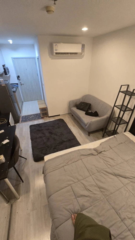 Condo for rent, Ideo Mobi Charan - Interchange, studio room, 16th floor, high view, complete here, come and reserve now.