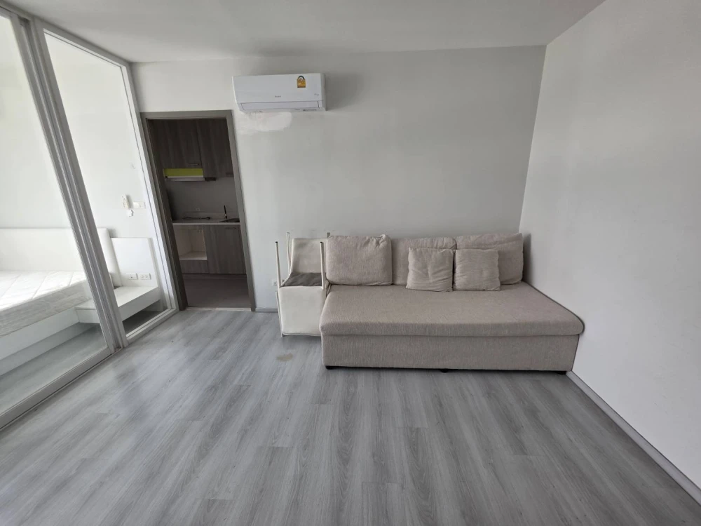 Condo for rent, Greenne Chaengwattana, 1 bedroom, 33 sq.m., north, not hot, canal view, ready to move in.
