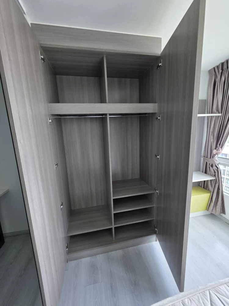 Condo for rent, Greenne Chaengwattana, 1 bedroom, 33 sq.m., north, not hot, canal view, ready to move in.