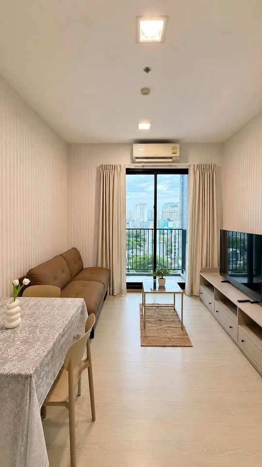 Newly Renovated 1-BR Condo for Rent - 14th Floor, Just 150m to MRT Rama 9 | ✨ Condolette Midst Rama 9